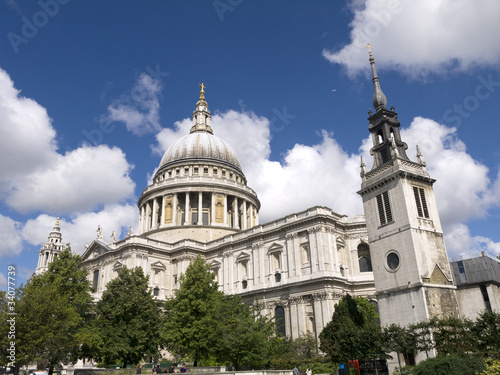 Dome of St Pauls Church in London England