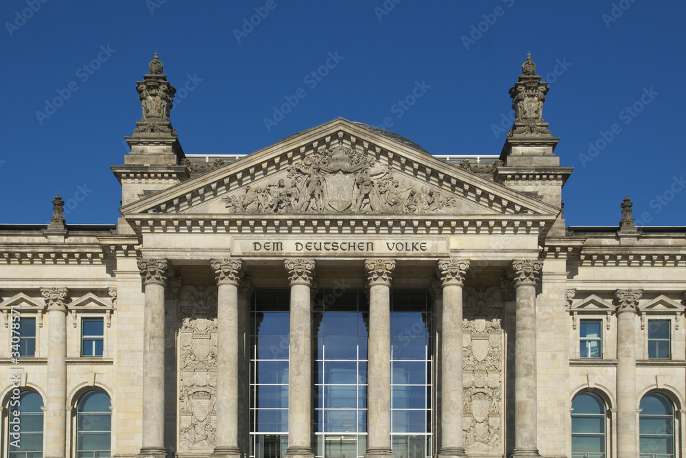 The Bundestag in Berlin, Germany, Europe