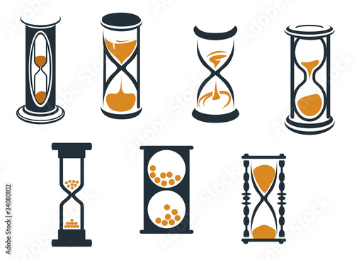 Hourglass symbols