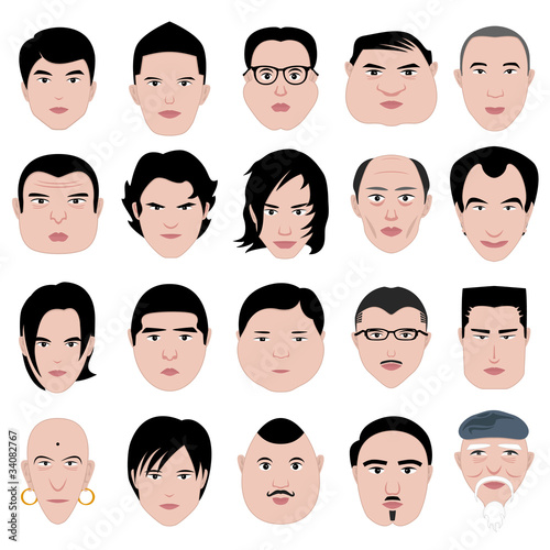man face shape hairstyle round fat thin old