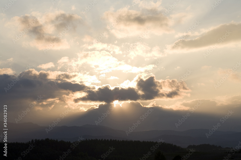 夕焼け雲