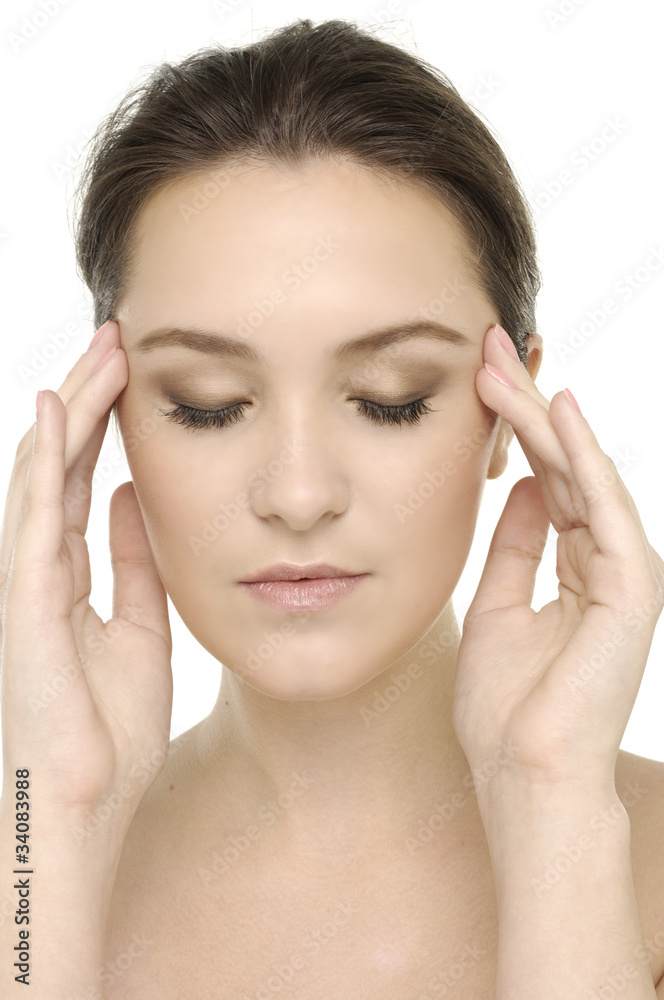 Beauty face of beautiful woman with clean fresh skin Beauty face of beautiful woman with clean fresh skin