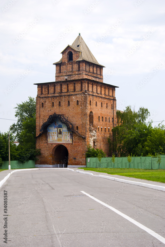 Коломенский Кремль. Пятницкая башня и Пятницкие ворота.