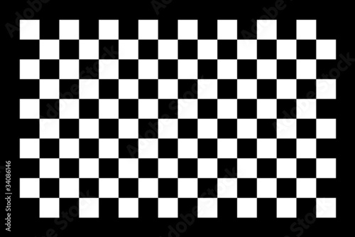 damier noir blanc