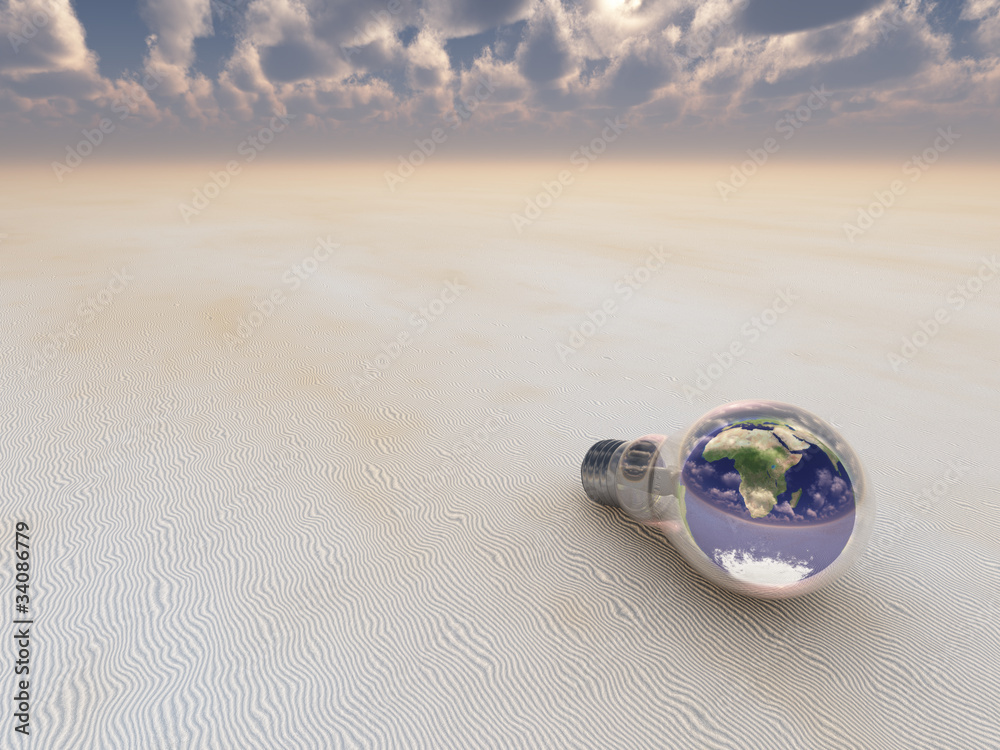 Obraz premium Earth Bulb