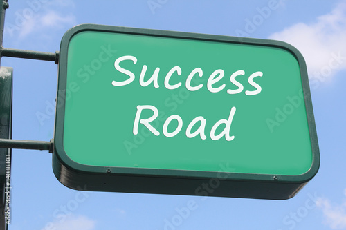 Foto Success Road - Street Sign