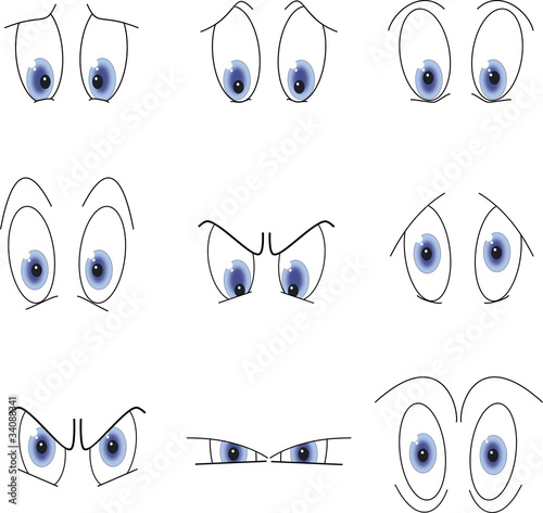 expression des yeux