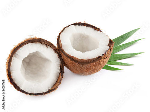 Two coconut half