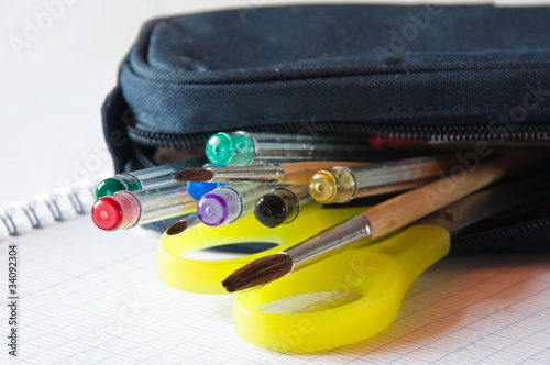 trousse d'écolier photo