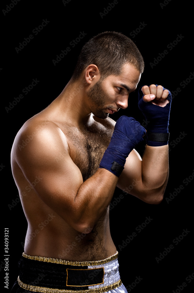 muay thai boxer man