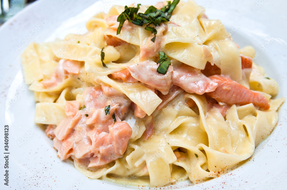 pasta and smoked salmon pasta and smoked salmon
