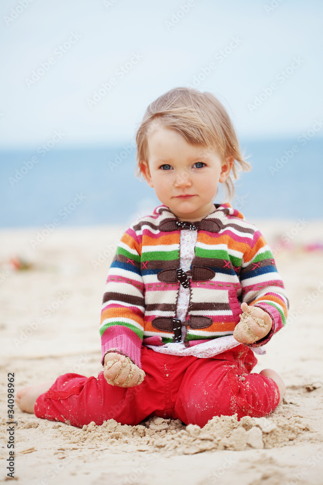 Child at the beach Child at the beach