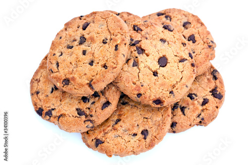 Tas de délicieux cookies