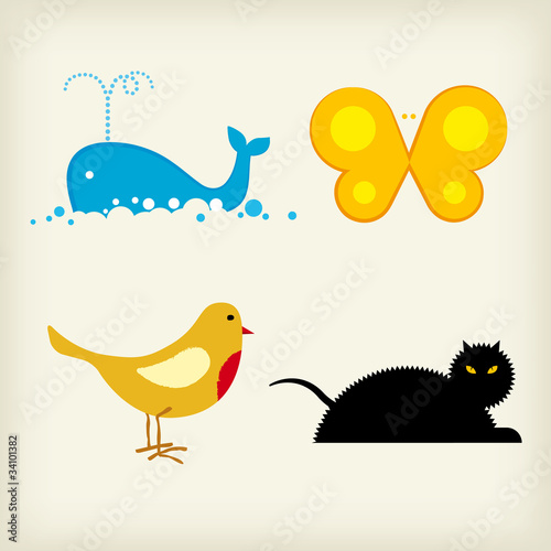 animal icon set 2