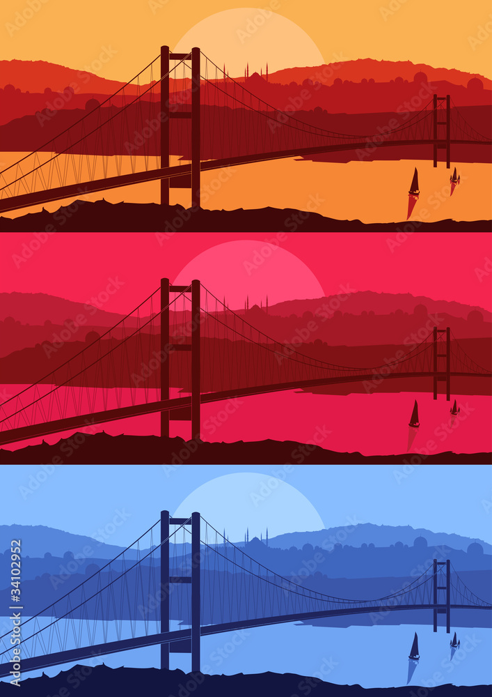 Obraz premium Magic Turkish country landscape