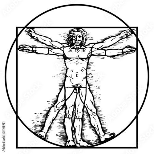 The Vitruvian man