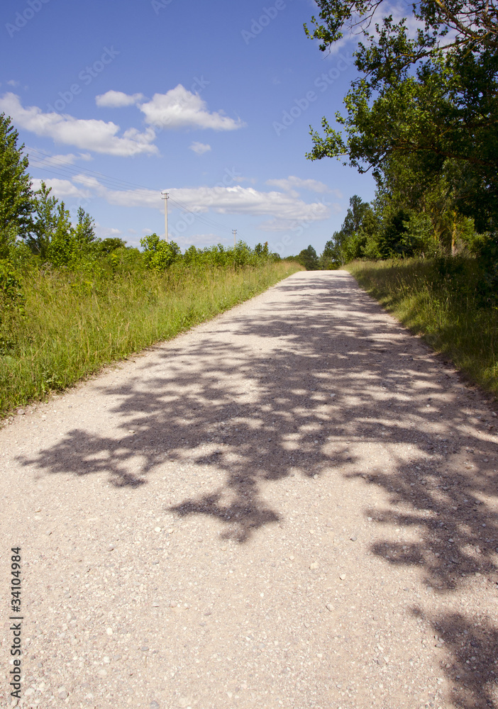 Fototapeta premium Countryside road.