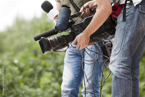 covering an event with a video camera