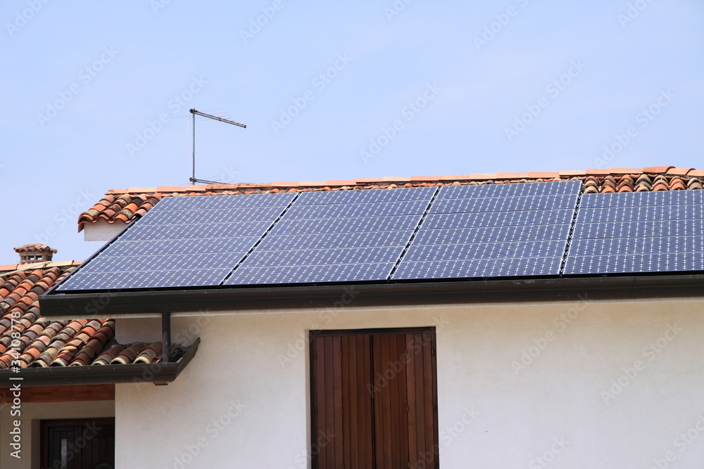 Fototapeta premium Pannelli fotovoltaici