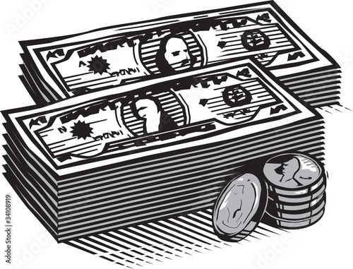Woodcut Cash