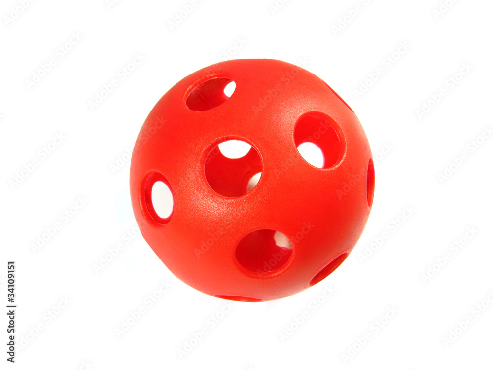 Red holed ball Red holed ball