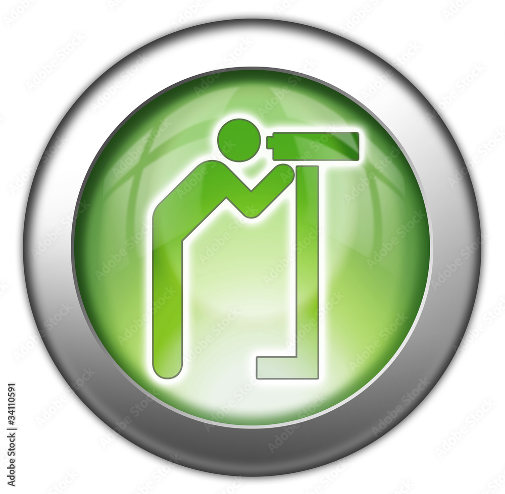 Green glossy 3D effect button Green glossy 3D effect button
