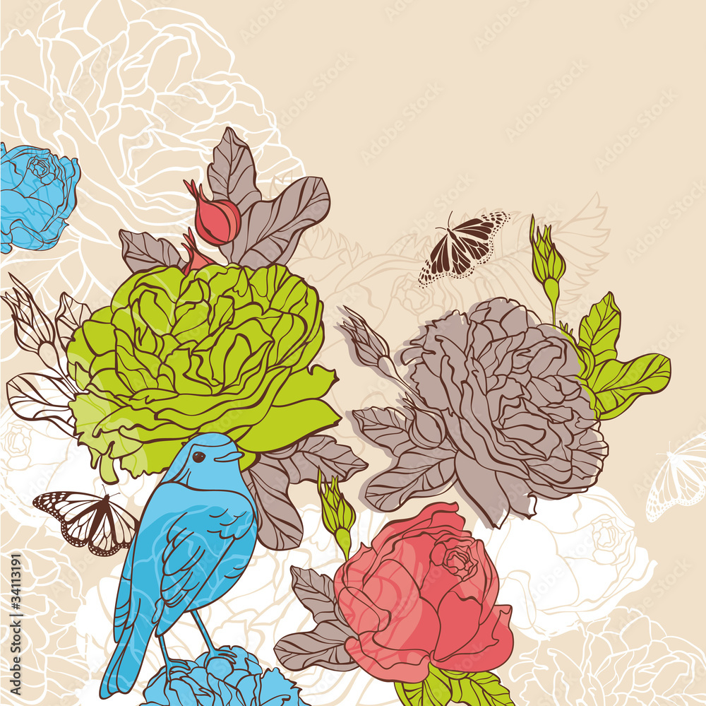 lovely floral card lovely floral card