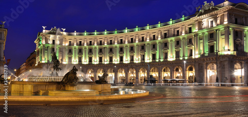 Piazza Esedra (Piazza della Repubblica), Roma photo