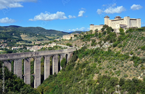 Rocca e Ponte delle Torri, Spoleto, Umbia photo