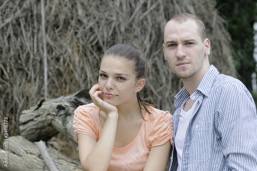 teens relaxing in summer season