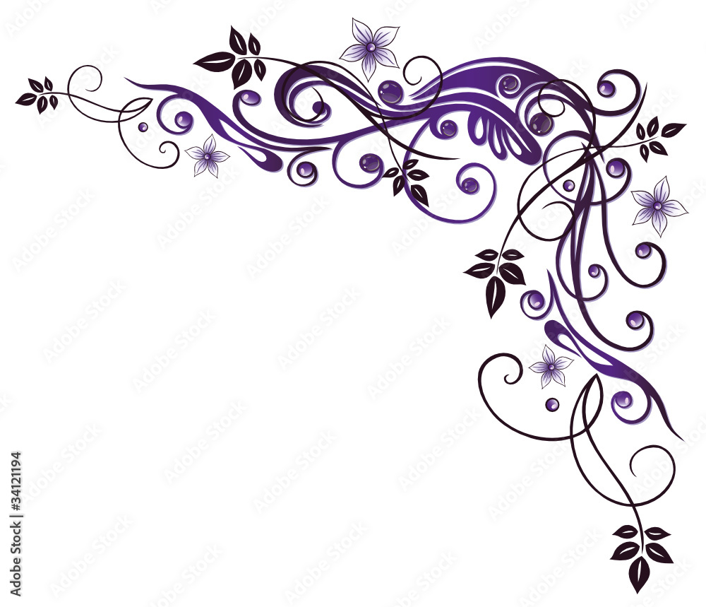 Ranke, flora, Blumen, Blüten, lila, violett Ranke, flora, Blumen, Blüten, lila, violett