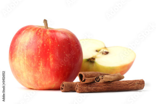 Apples and cinnamon