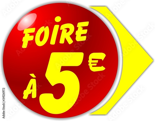 bouton foire à 5 euro