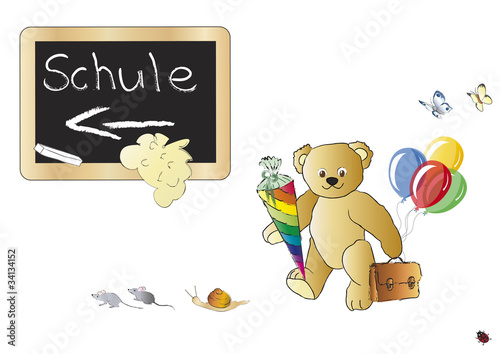 Teddy's erster Schultag