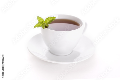 tea with mint