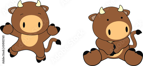 bull baby cartoon