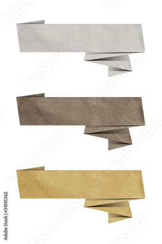 paper tag origami