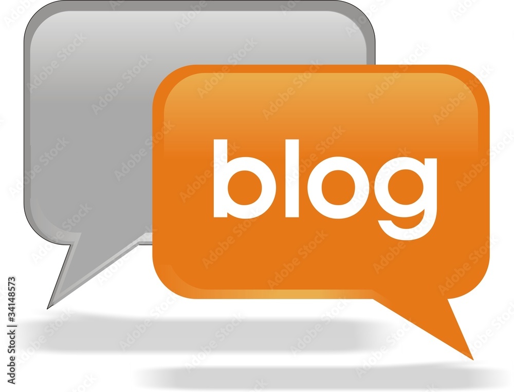 Naklejka premium bulles blog