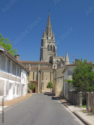 Village d’Uzeste ; Gironde ; Landes ; Aquitaine photo