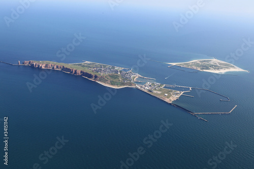 Helgoland Luftaufnahme photo