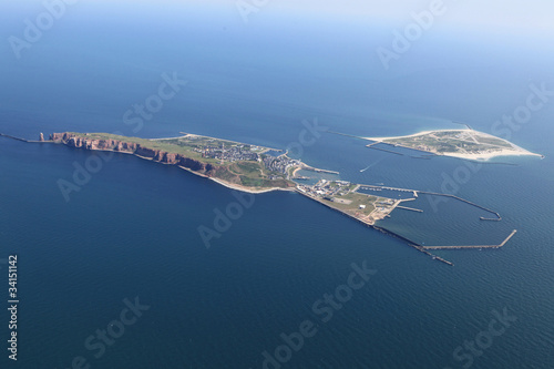 Helgoland Luftaufnahme