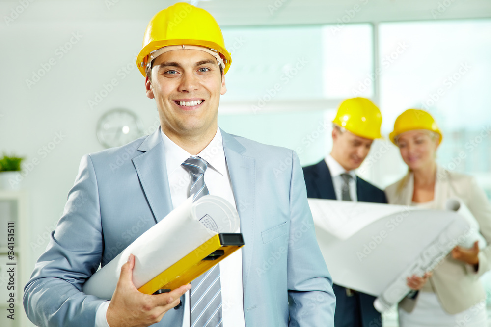 Confident architect Confident architect