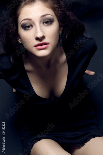 woman fashion model posing