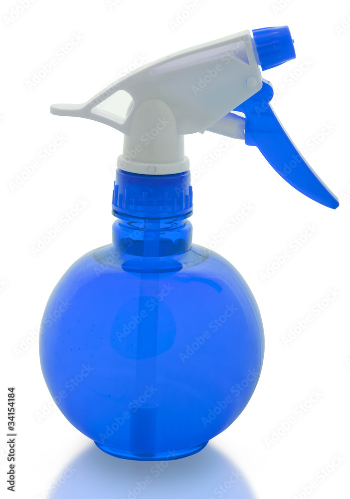 empty spray bottles isolated on white background empty spray bottles isolated on white background