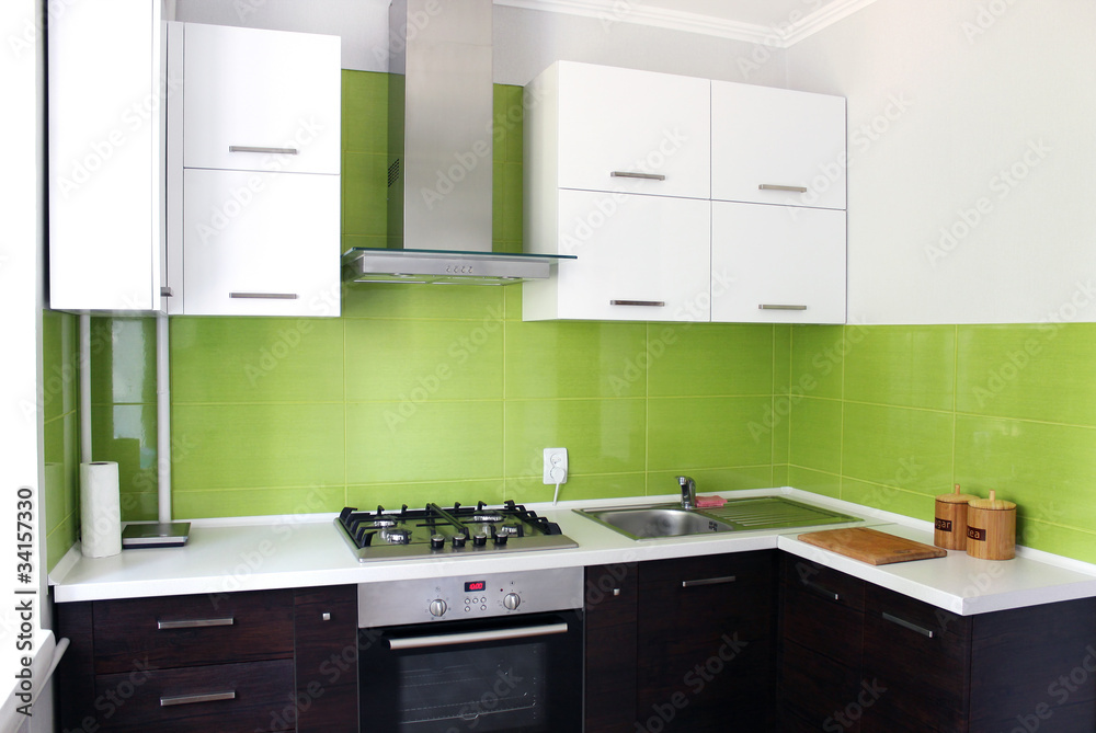 modern domestic Kitchen interior modern domestic Kitchen interior