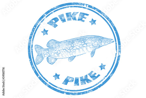 Pike stamp