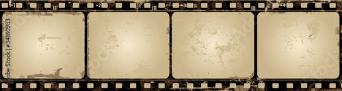 Grunge Vector Film Frame
