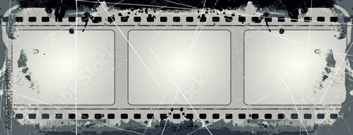 Grunge Vector Film Frame with space for your text or images