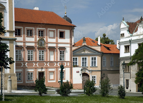 Prague - homes at Hradcany Square
