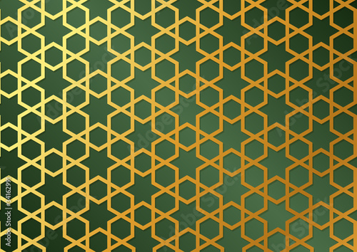 Fond Oriental_OR_Vert
